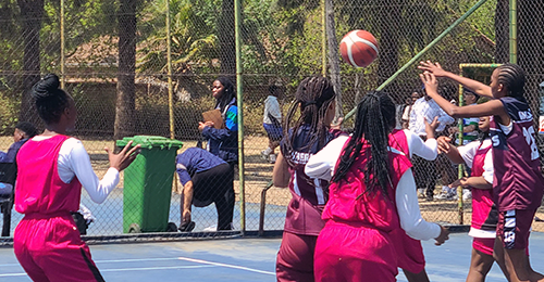 Learners participating in sport